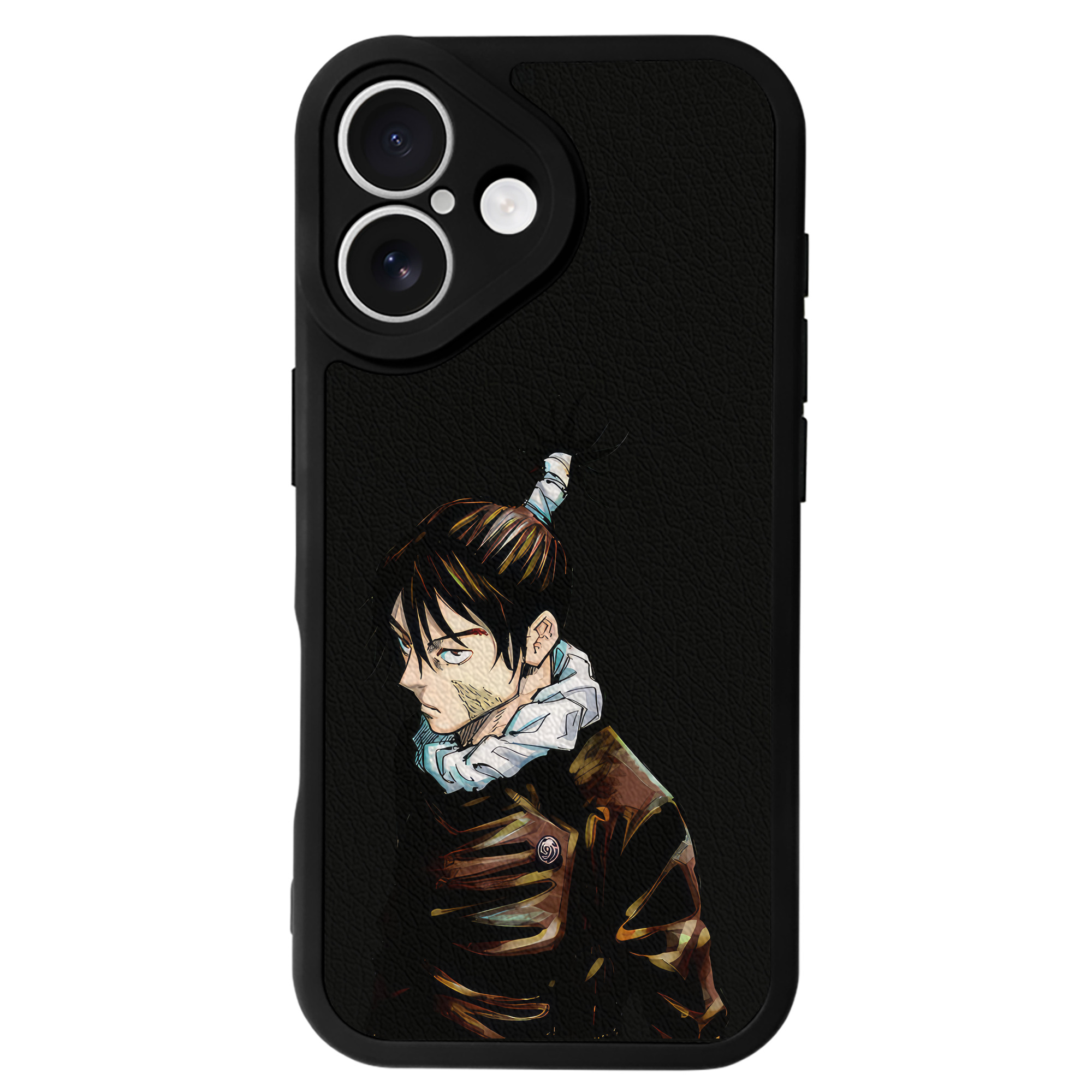 （画像用） 呪術廻戦 Jujutsu Kaisen 【iPhone 16シリーズ対応】シリコンスマホケース（レザー調） 材質：シリコン